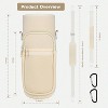 BABYYER Water Bottle Holder with Strap, Water Bottle Carrier Bag with Phone Pocket, Shoulder Hand Strap Insulated Neoprene 32oz - 2 of 4