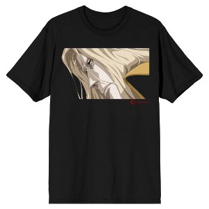 Castlevania Alucard Character Closeup Men's Black Graphic Tee - 1 of 2