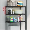 Over The Toilet Storage Shelf, 3-Tier Over Toilet Bathroom Organizer, No Drilling Installation, Freestanding Shelf Bathroom Restroom Laundry Balcony - 3 of 4