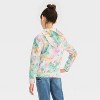 Girls' Zip-Up Fleece Hoodie Sweatshirt - Cat & Jack™ - 2 of 3
