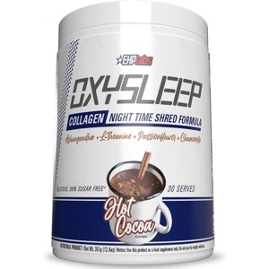 EHPlabs OxySleep Collagen Powder – Nighttime Sleep & Shred Support, Type 1 & 3 Bovine Collagen, Hot Cocoa Flavor – 30 Servings - 1 of 4