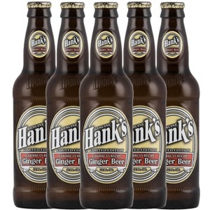 Hank's Genuine Gourmet Ginger Beer, 12 fl oz Bottles – Premium Craft Soda with Bold, Zesty Flavor – Caribbean-Inspired Recipe, Pack of 5 - 1 of 1