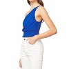 Women's One Shoulder Crop Top - entro - 2 of 4