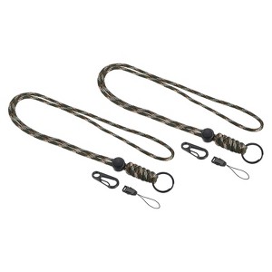 Unique Bargains Badge Lanyard Necklace Keychain Cord Metal Clasp Strap for Key Whistle ID Card Badge Holder 2 Pcs - 1 of 4