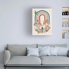 Trademark Fine Art - Jean Plout Groovy Mushrooms B Canvas Art - 2 of 4