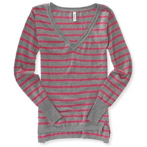 Aeropostale Womens Stripe Knit Sweater - 1 of 1