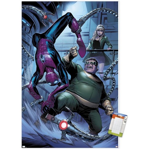 Trends International Marvel's Spider-Man 2 - Group Unframed Wall Poster  Print White Mounts Bundle 22.375 x 34