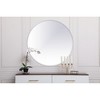 Elegant Lighting Gracin Round Mirror 42 inch Clear - 2 of 4
