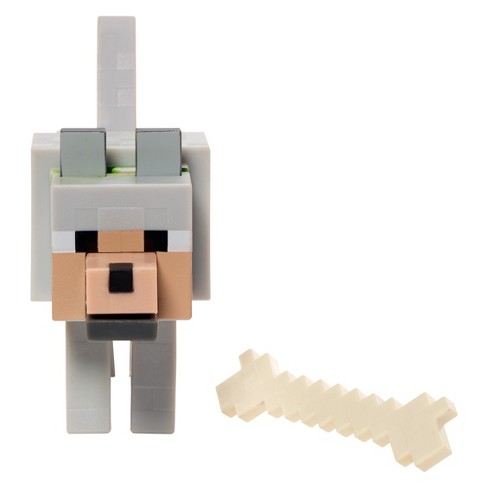 Minecraft Tamed Wolf With Green Collar Figure Target