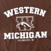 Western Michigan University Official Circle Logo Adult T Shirt, Coffee, Small - 2 of 4