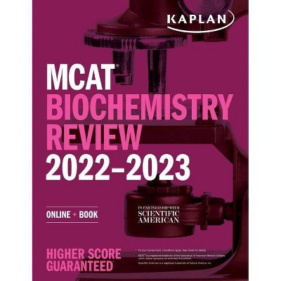 MCAT Biochemistry Review 2022-2023 - (Kaplan Test Prep) by  Kaplan Test Prep (Paperback)