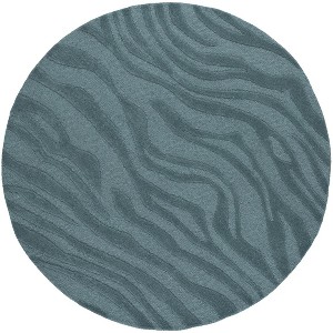 Ebony EBN506 Hand Tufted Indoor Area Rug - Blue - 6' Round