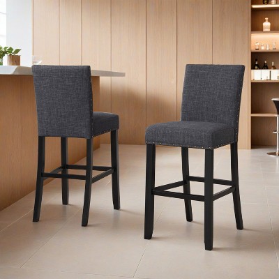 New Classic Furniture Crispin Bar Chair, 2-Pack - Leovsnove