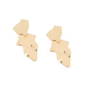 SOHI Women's California Gold Party Drop Earring - 1 of 4