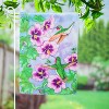 Hummingbird & Hibiscus Suede Garden Flag - 2 of 2