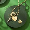 Pure Collection by Ross-Simons Italian 14kt Yellow Gold Charm-Compatible Lumachina-Chain Toggle Necklace - 3 of 4