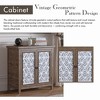 Bella Depot 31.89''W Solid Wood Storage Cabinet for Living Room, Entryway, or Family Room - 3 of 4