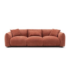 NicBex 102.36 Inch Modular Sectional Sofa Couch with 3 Pillows Mid-Century Upholstered 3-Seater Couch with Deep Seat for Living Room - 1 of 4