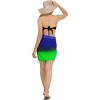 LA LEELA Women's Cover up Sarong Wraps Pareo One Size Cobalt Solid - 3 of 4