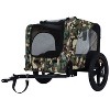 Whisen Pet Bike Trailer for Dogs & Cats, Folding Frame with Quick Release Wheels, Internal Leash - 4 of 4