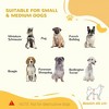 Resenkos 72" W x 27" H Extra Wide Freestanding Pet Gate with Adjustable Length Dog, Cat, Barrier for House, Doorway, Hallway, Natural - 3 of 4