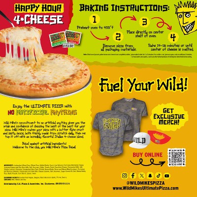Wild Mike's Ultimate Pizza Happy Hour 4-Cheese Pizza - 16.19oz