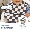 Tiny Twinkle Mess-Proof and Waterproof Baby Food Bib for Boys or Girls, Machine Washable and BPA-Free w/Adjustable Closure - 2 of 4