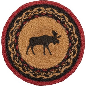 Cumberland Stenciled Moose Jute Trivet 8 - 1 of 4