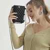 Women's Quilted Small Crossbody Bag Fashion Phone Bag, Combining Beauty and Practicality - 2 of 4
