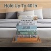 Tirrinia Bamboo Bedside Shelf Table for Back to School, 14.8X10 Inches - 2 of 4