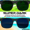 grinderPUNCH XL Polarized Oversized Sunglasses  Lightweight Men's Big Wide Head UV Protection for Sports, Driving, Fishing  Large Face Fit (Matte) - 4 of 4