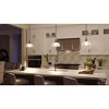 Urban Ambiance Luxury Luxe Industrial Pendant,  9-1/4"H x 10-1/2"W,  Aged Nickel Finish, UHP2051 - 2 of 4