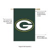 Evergreen Green Bay Packers House Applique Flag- 28 x 44 Inches Indoor Outdoor Sports Decor - 3 of 4