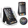 WinSpin Mini Prize Drop Board & Bean Bag Toss Game Foldable Stand with 8 Playing Pucks & 5 Bean Bags for Carnival Events School - 2 of 4