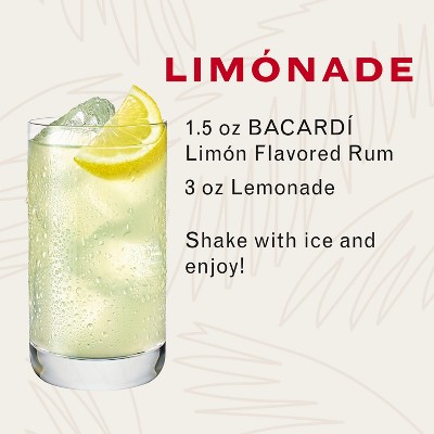 Bacardi Limon Rum - 1L Bottle