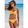 Women's Ruched Mid Rise Bikini Swimsuit Bottom - LASCANA - 3 of 4