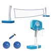 TopComfy Portable Basketball Hoop 2 In 1 Poolside Set Easy Assembly for Kids Adults Outdoor Summer Family Water Play, Blue, 35.83"*10.63"*22.44" - 4 of 4