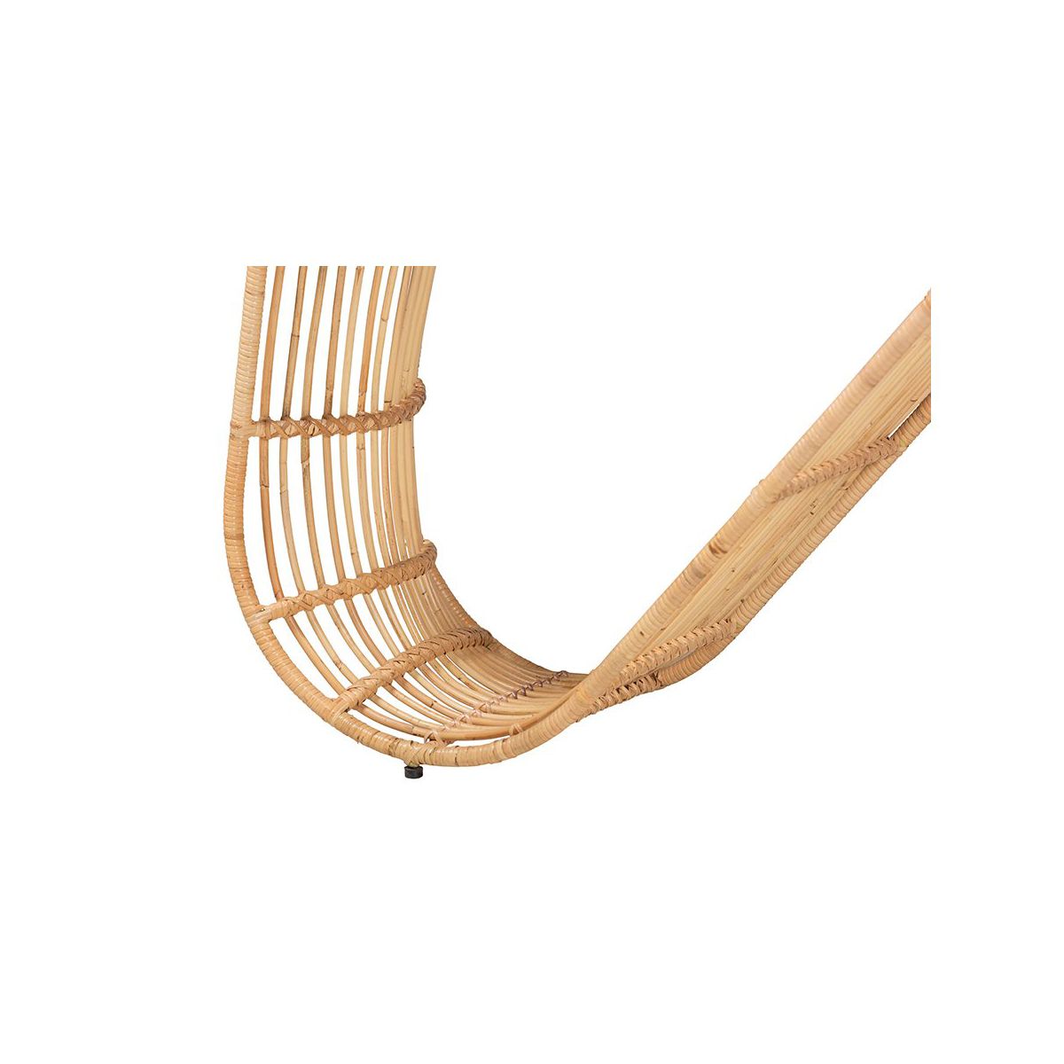bali & pari,Araceli Rattan S-Curve Console Table, Handwoven Sculptural Accent - thumbnail 5