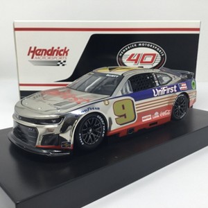 Chase Elliott 2024 Unifirst Darlington Throwback Color Chrome 1:24 Diecast - 1 of 4