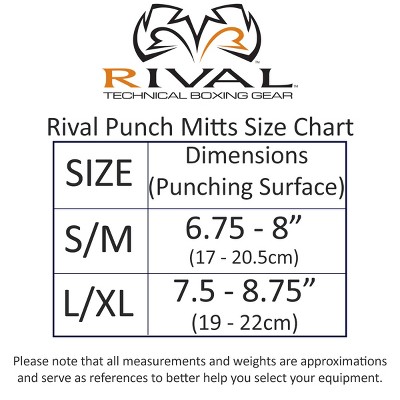 Rival Boxing RPM11 Evolution Punch Mitts Gold 