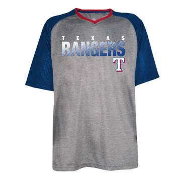 Men's Royal Texas Rangers Aggressive Pursuit Long Sleeve T-Shirt