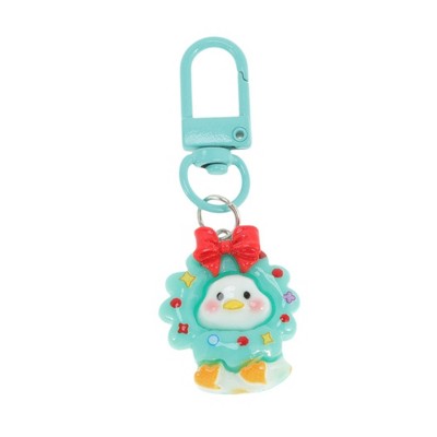 Unique Bargains Christmas Keychain Lobster Clasp Alloy Resin Colorful 1 Pc