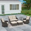 UPTIOT 6-Piece Outdoor Patio Conversation Set - 3 of 4