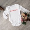 The Juniper Shop Fa La La Puff Print Baby Long Sleeve Bodysuit - 2 of 3
