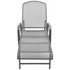 vidaXL Sunlounger Anthracite E-coated, powder-coated steel Adjustable - 3 of 4