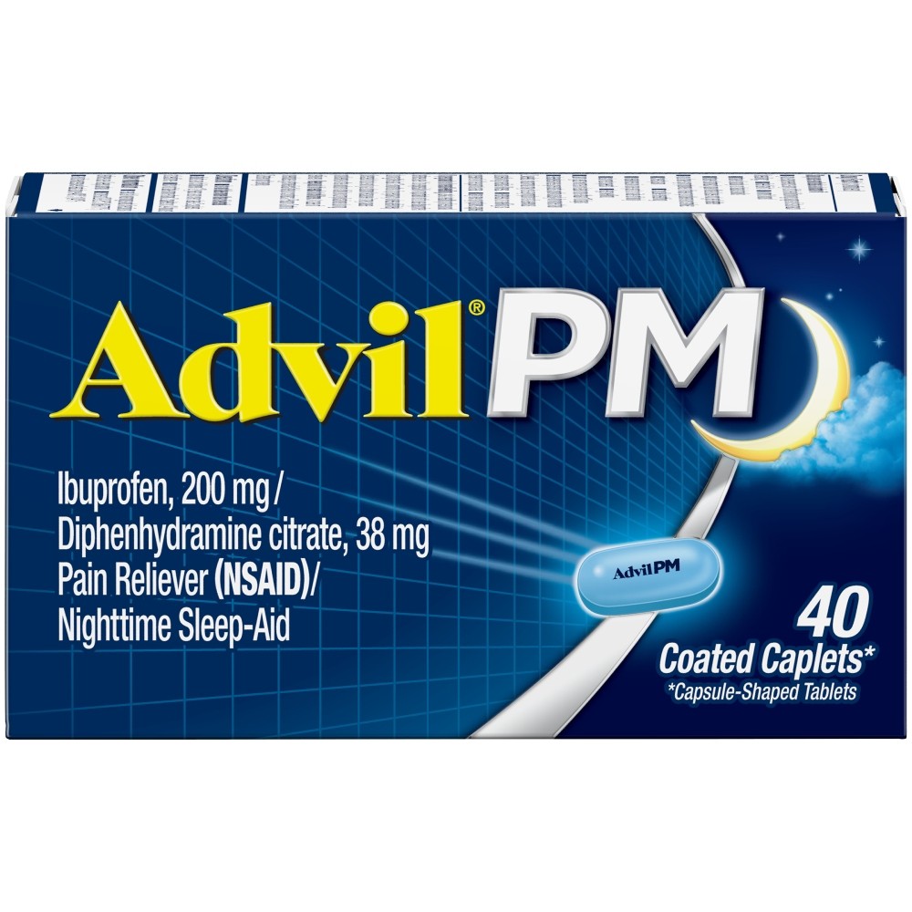 UPC 305730164306 product image for AdvilPM Pain Reliever and Nighttime Sleep Aid - 40 Count | upcitemdb.com