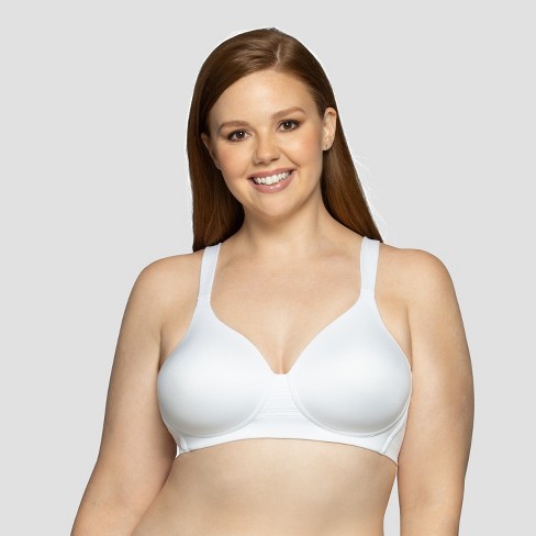 Vanity Fair Womens Beyond Comfort Full Figure Wireless Bra 71282 - STAR  WHITE - 38DD