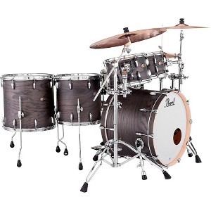 Pearl Session Studio Select 5-Piece Shell Pack With 22" Bass Drum Black Satin Ash - 1 of 4