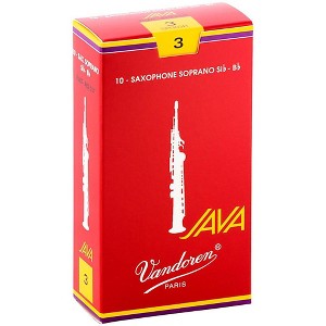 Vandoren JAVA Red Soprano Saxophone Reeds - 1 of 2
