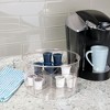 iDesign Recycled Plastic Turntable Organizer with Removable Dividers, The Linus Collection - 10.5" x 10.5" x 6.36", Clear - 4 of 4